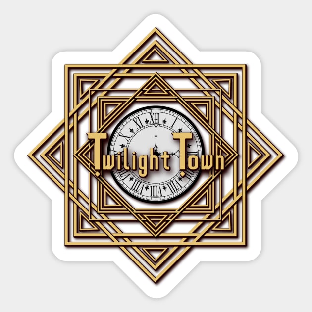 Twilight Town Sticker by peachmoon